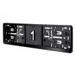 Cadre de plaque d'immatriculation noir élastique PREMIUM PL - AMIO 04779 - Visuel 1