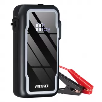 Dispositif de démarrage 3 en 1 booster powerbank lampe torche LED 12V 12Ah 1600A - AMIO 04678