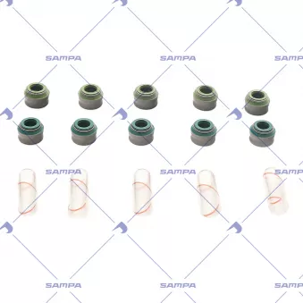 Jeu de joints d'étanchéité, tige de soupape SAMPA