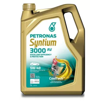 Huile moteur 5W-40 SYNTIUM 3000 AV – 5L PETRONAS