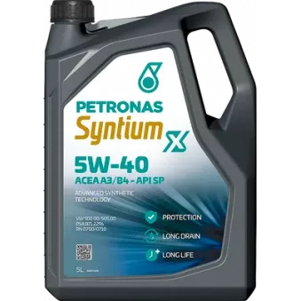 Huile moteur 5W-40 SYNTIUM X – 5L PETRONAS