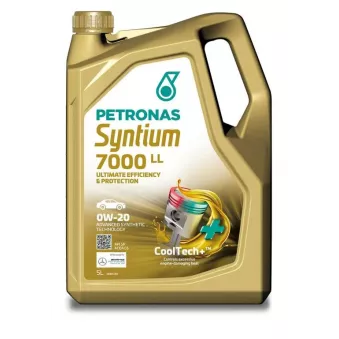 Huile moteur 0W-20 SYNTIUM 7000 LL – 5L PETRONAS