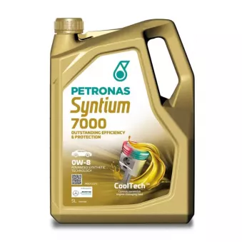 Huile moteur 0W-8 SYNTIUM 7000 – 5L PETRONAS
