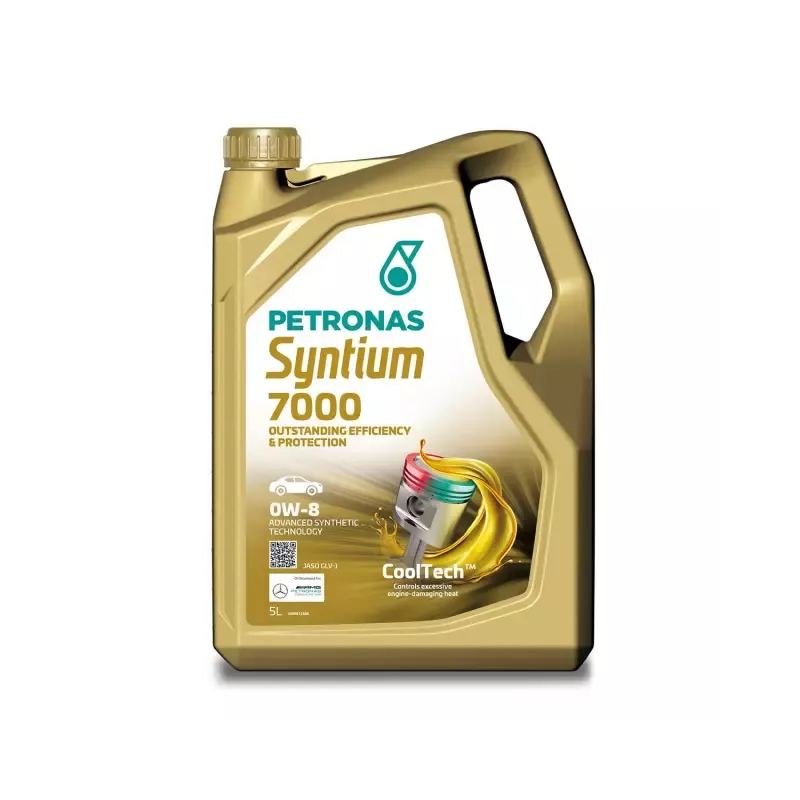 Huile moteur 0W-8 SYNTIUM 7000 – 5L PETRONAS 70727M12EU