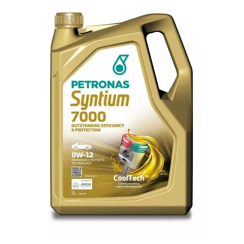 Huile moteur 0W-12 SYNTIUM 7000 – 5L PETRONAS 70728M12EU