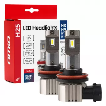 Ampoules LED pour voiture série H25 CANBUS H8 H9 H11 H16 12V 31W - AMIO 04713