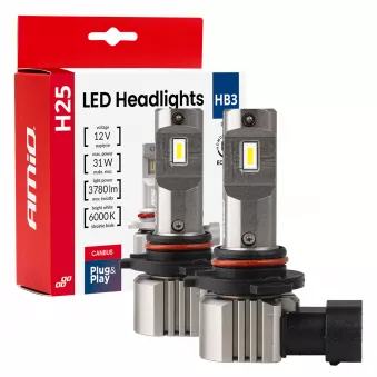Ampoules LED pour voiture série H25 CANBUS HB3 9005 12V 31W - AMIO 04714