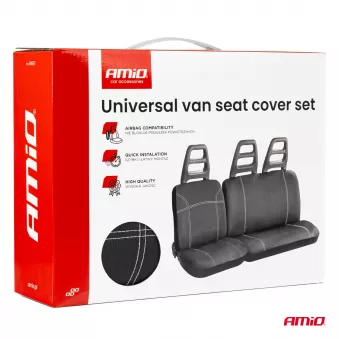 Housses de siège universelles avant pour voitures utilitaires SC01 - AMIO 04601