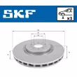 Jeu de 2 disques de frein avant SKF VKBD 81019 V1 - Visuel 2