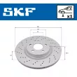 Jeu de 2 disques de frein avant SKF VKBD 81239 V1 - Visuel 2