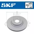 Jeu de 2 disques de frein avant SKF VKBD 81375 V1 - Visuel 1