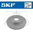 Jeu de 2 disques de frein avant SKF VKBD 90731 V1 - Visuel 2