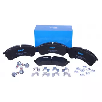 Jeu de 4 plaquettes de frein avant SKF