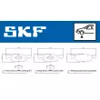Jeu de 4 plaquettes de frein avant SKF VKBP 81346 A - Visuel 2