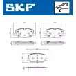 Jeu de 4 plaquettes de frein avant SKF VKBP 81347 A - Visuel 2