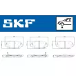 Jeu de 4 plaquettes de frein avant SKF VKBP 81359 A - Visuel 2