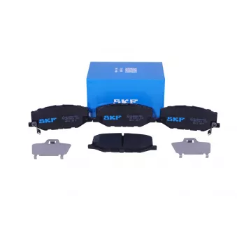 Jeu de 4 plaquettes de frein avant SKF