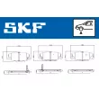 Jeu de 4 plaquettes de frein avant SKF VKBP 81360 A - Visuel 2