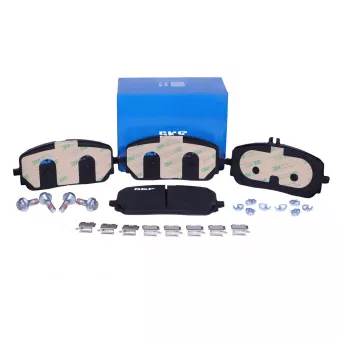 Jeu de 4 plaquettes de frein avant SKF