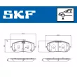 Jeu de 4 plaquettes de frein avant SKF VKBP 81366 - Visuel 2