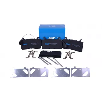 Jeu de 4 plaquettes de frein avant SKF VKBP 81368 E