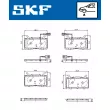 Jeu de 4 plaquettes de frein avant SKF VKBP 81368 E - Visuel 2