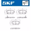 Jeu de 4 plaquettes de frein avant SKF VKBP 81374 A - Visuel 2