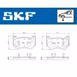 Jeu de 4 plaquettes de frein avant SKF VKBP 81375 - Visuel 2