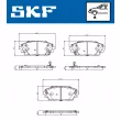 Jeu de 4 plaquettes de frein avant SKF VKBP 81376 A - Visuel 2
