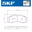 Jeu de 4 plaquettes de frein avant SKF VKBP 81380 - Visuel 2