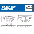 Jeu de 4 plaquettes de frein avant SKF VKBP 81389 - Visuel 2