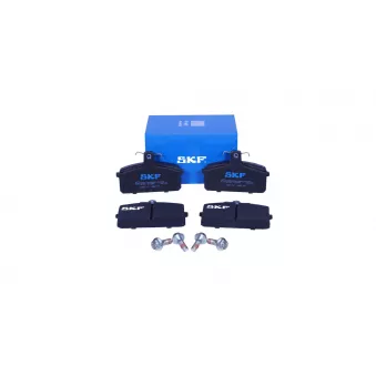 Jeu de 4 plaquettes de frein avant SKF VKBP 81392