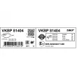 Jeu de 4 plaquettes de frein avant SKF VKBP 81404 - Visuel 3