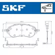 Jeu de 4 plaquettes de frein avant SKF VKBP 81421 E - Visuel 2