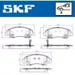 Jeu de 4 plaquettes de frein avant SKF VKBP 81436 A - Visuel 2