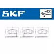 Jeu de 4 plaquettes de frein avant SKF VKBP 81445 A - Visuel 2