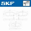 Jeu de 4 plaquettes de frein avant SKF VKBP 81451 A - Visuel 2