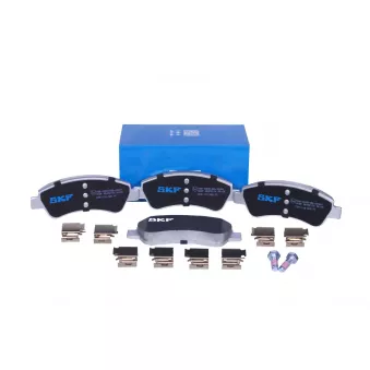 Jeu de 4 plaquettes de frein avant SKF