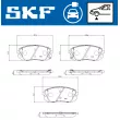 Jeu de 4 plaquettes de frein avant SKF VKBP 85004 EV - Visuel 2
