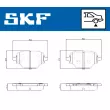 Jeu de 4 plaquettes de frein arrière SKF VKBP 91306 - Visuel 2