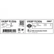 Jeu de 4 plaquettes de frein arrière SKF VKBP 91306 - Visuel 3