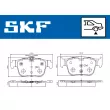 Jeu de 4 plaquettes de frein avant SKF VKBP 91310 - Visuel 2