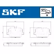 Jeu de 4 plaquettes de frein arrière SKF VKBP 91319 - Visuel 2