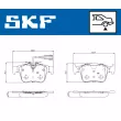 Jeu de 4 plaquettes de frein arrière SKF VKBP 91322 E - Visuel 2