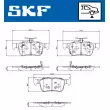 Jeu de 4 plaquettes de frein arrière SKF VKBP 91331 A - Visuel 2