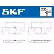 Jeu de 4 plaquettes de frein arrière SKF VKBP 91343 - Visuel 2