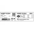 Jeu de 4 plaquettes de frein arrière SKF VKBP 91354 - Visuel 3