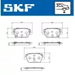Jeu de 4 plaquettes de frein arrière SKF VKBP 91372 A - Visuel 2
