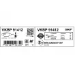 Jeu de 4 plaquettes de frein avant SKF VKBP 91412 - Visuel 3