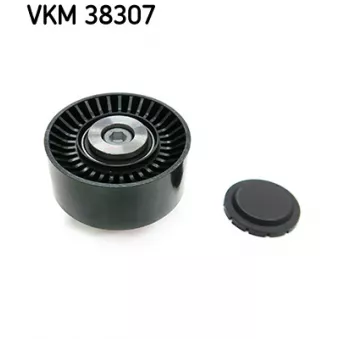 Poulie renvoi/transmission, courroie trapézoïdale à nervures SKF VKM 38307